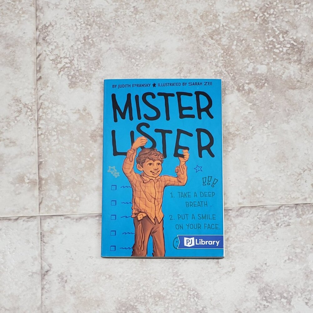 2018 Author Judith Pransky Kids Book Mr Lister Menucha Publishers PJ Library